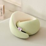 Travel Neck Pillows Milk-Velvet Memory Foam U-Shaped Travel Pillow
