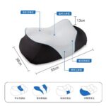 Nap Pillows Ergonomic Horn-Shaped Memory Foam Anti-Snore Pillow