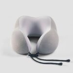 Travel Neck Pillows Portable Memory Foam Travel Neck Pillow with Carry Bag