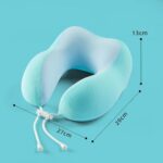 Travel Neck Pillows Portable Memory Foam Travel Neck Pillow with Carry Bag