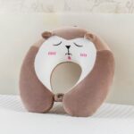 Travel Neck Pillows Cartoon Memory Foam U-Shaped Travel Neck Pillow